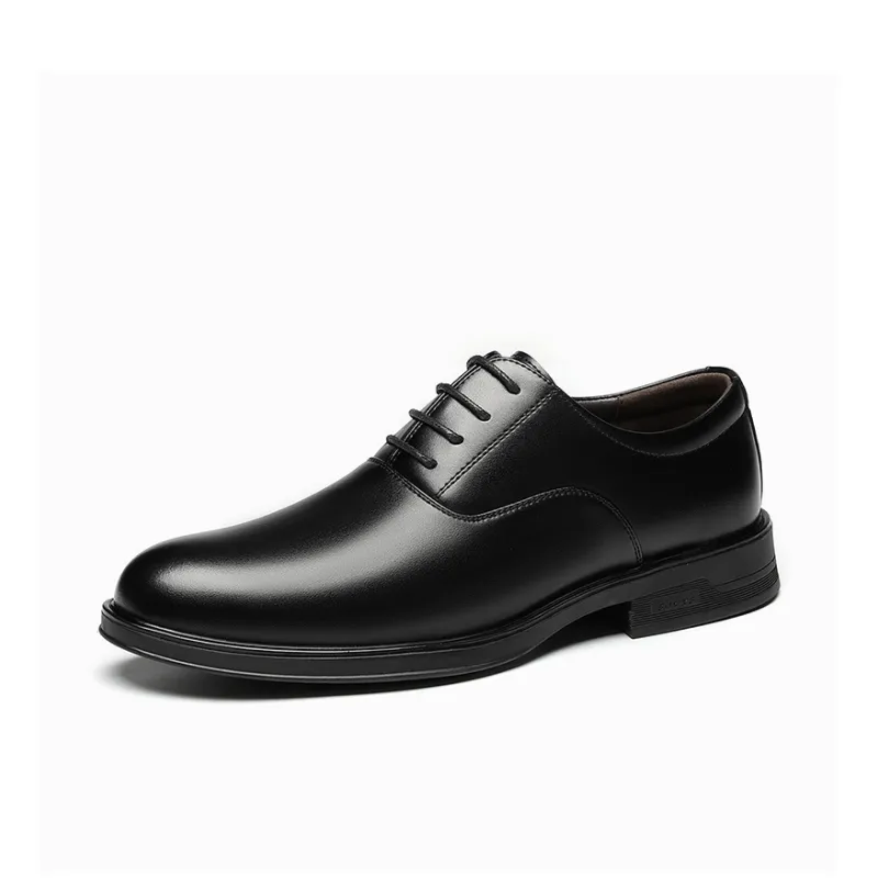 Warrior Fashion Business Dress Shoes Men's Black-4