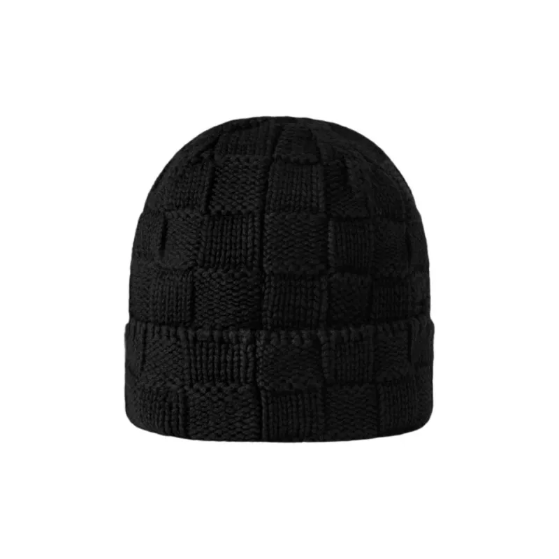 LOUIS VUITTON Sheep Wool Beanies Men's Black-2
