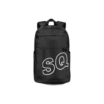 SAIQI Polyester Backpack Unisex Black