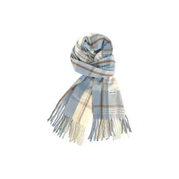JEANSWEST Faux Cashmere Knit Scarves Women's Light Blue