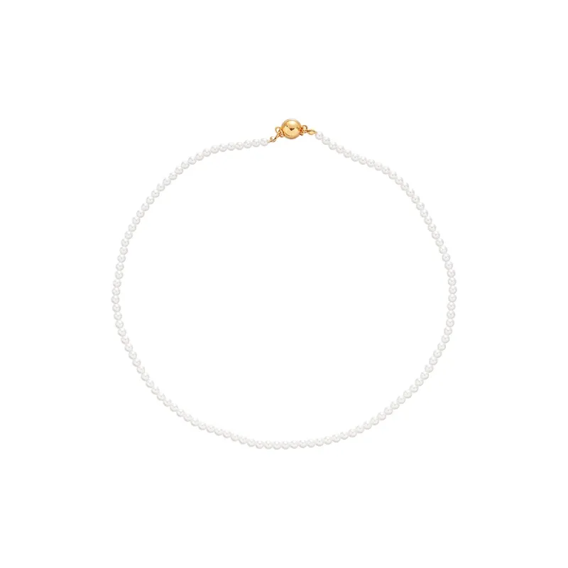 Drejew Copper Alloy Imitation Pearl Necklaces Women's-0