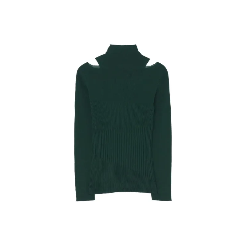 Yohji Yamamoto Ground Y FW24 Sweater Women's Dark Green-1