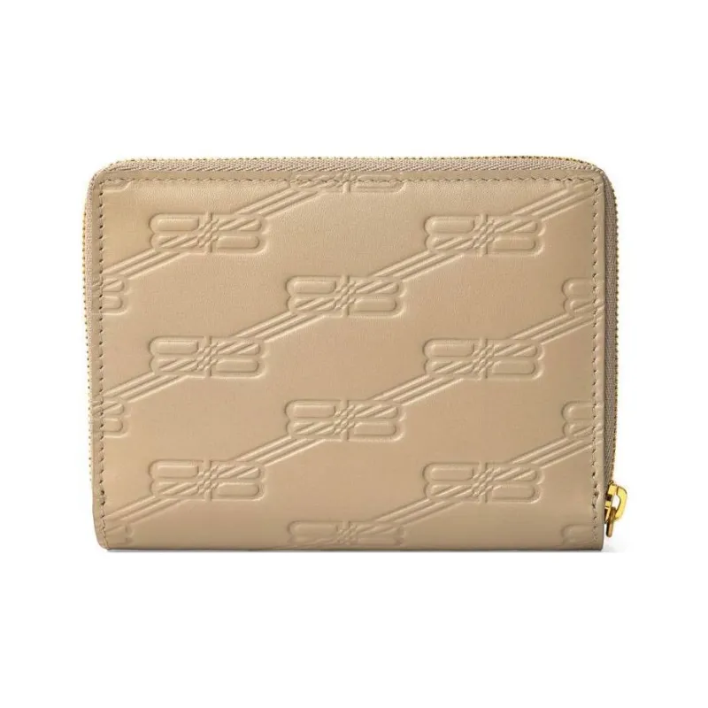 Balenciaga Calfskin Wallet Women's Taupe-1