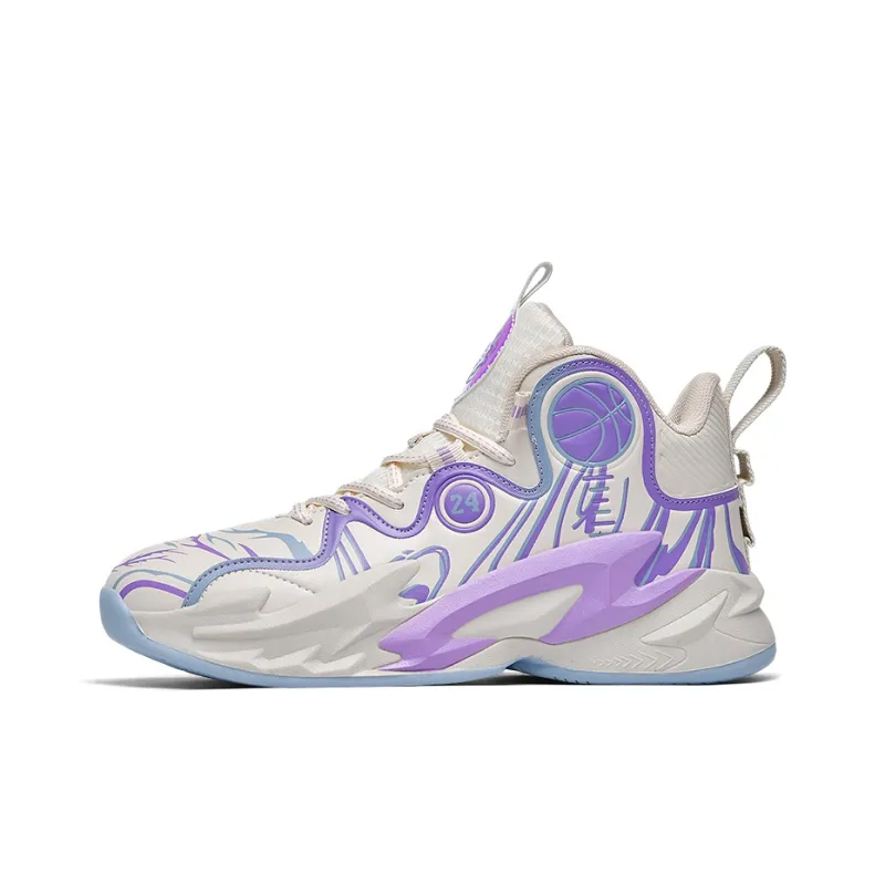 Black tailed Deer Thermal Cushioning Abrasion Resistant Slip Resistant High Top Basketball Shoes Unisex-6