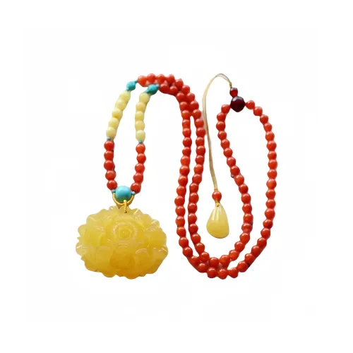 Xifeng Building Beeswax Necklaces Unisex