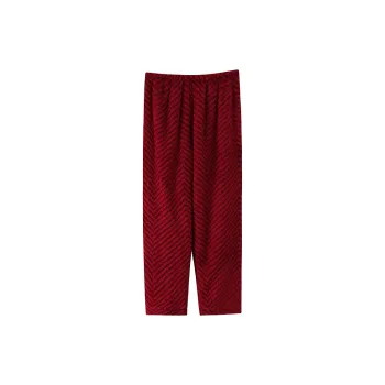 MADALLO Pajama Pants Women's Deep Red