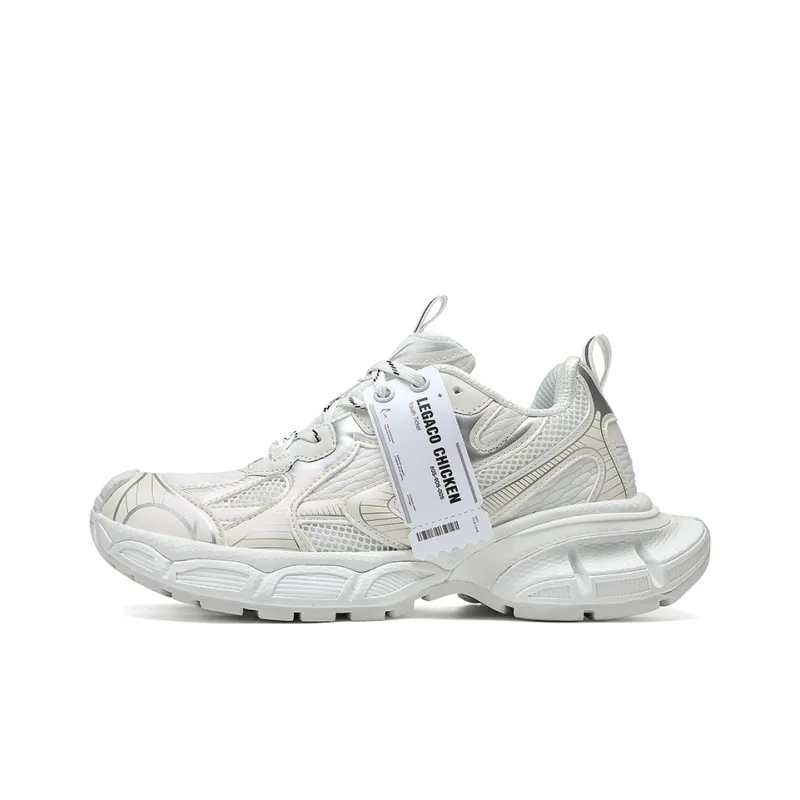 Legaco Chicken Cushioning Anti-Slip Wear-Resistant Breathable Height Increasing Low-Top Chunky Sneakers Unisex-12