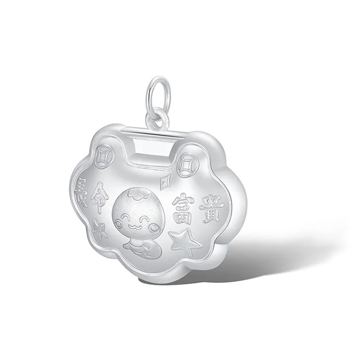 CHAOHONGJI Sterling Silver 990 Pendants Kids'-2