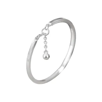 DVNRR 999 Fine Silver Bangles Women's