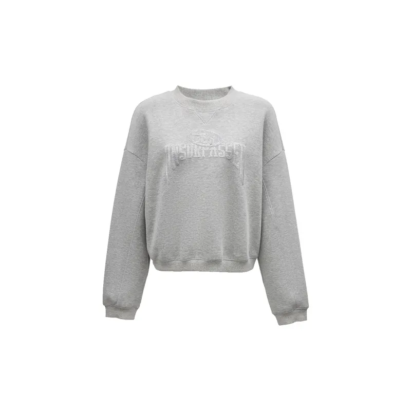 ONLY Sweatshirts Women's G47 Light Heather Gray-0
