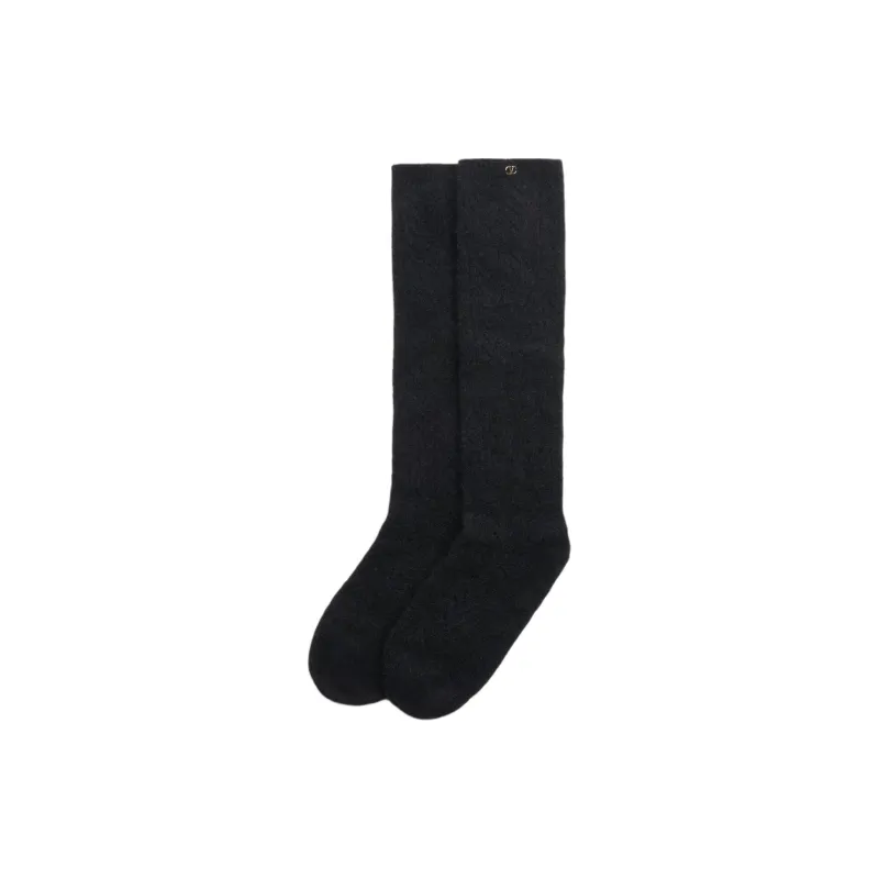 Valentino Logo Plaque Socks-0