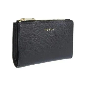 Furla Leather Wallet Women's Black