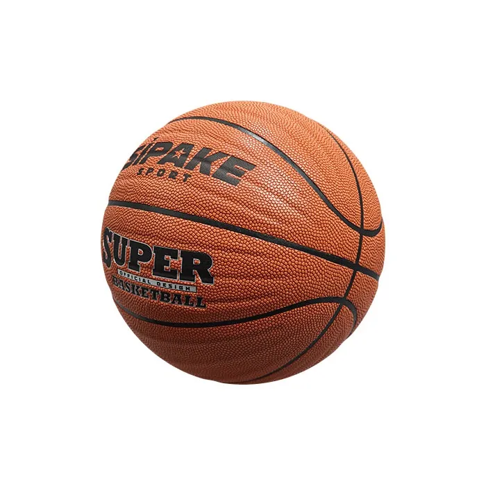 SIPAKESPORT PU Basketball Wave Pattern Brown Size 7 Standard Ball Training Unisex-3