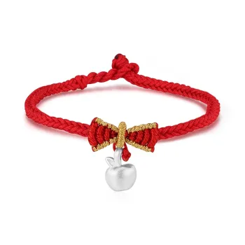 CHINA GOLD Foot Silver 990 Bracelets Unisex
