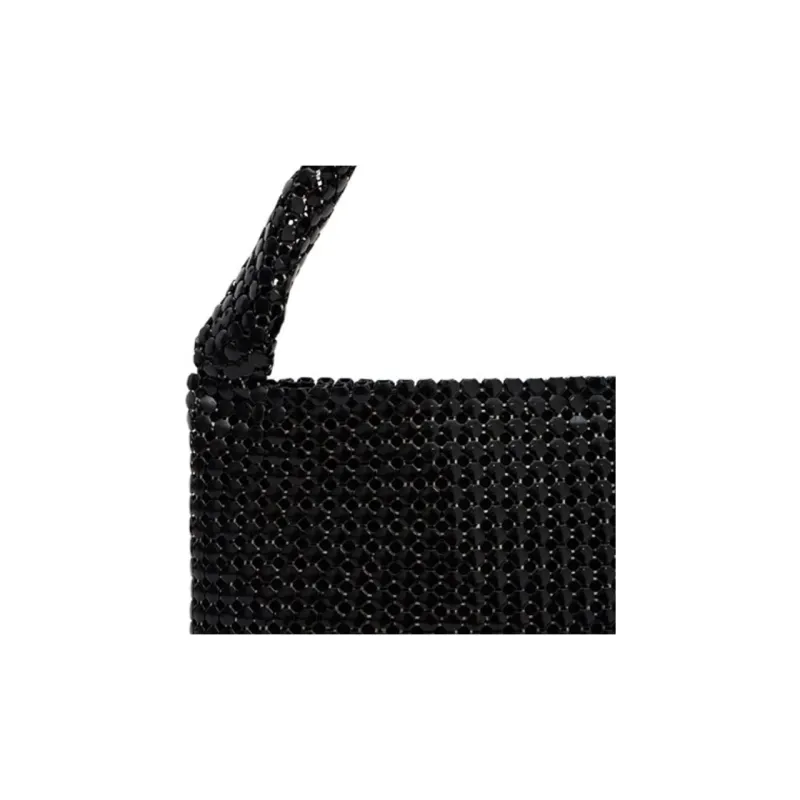 Paco Rabanne Aluminum Handbag Women's Black-3
