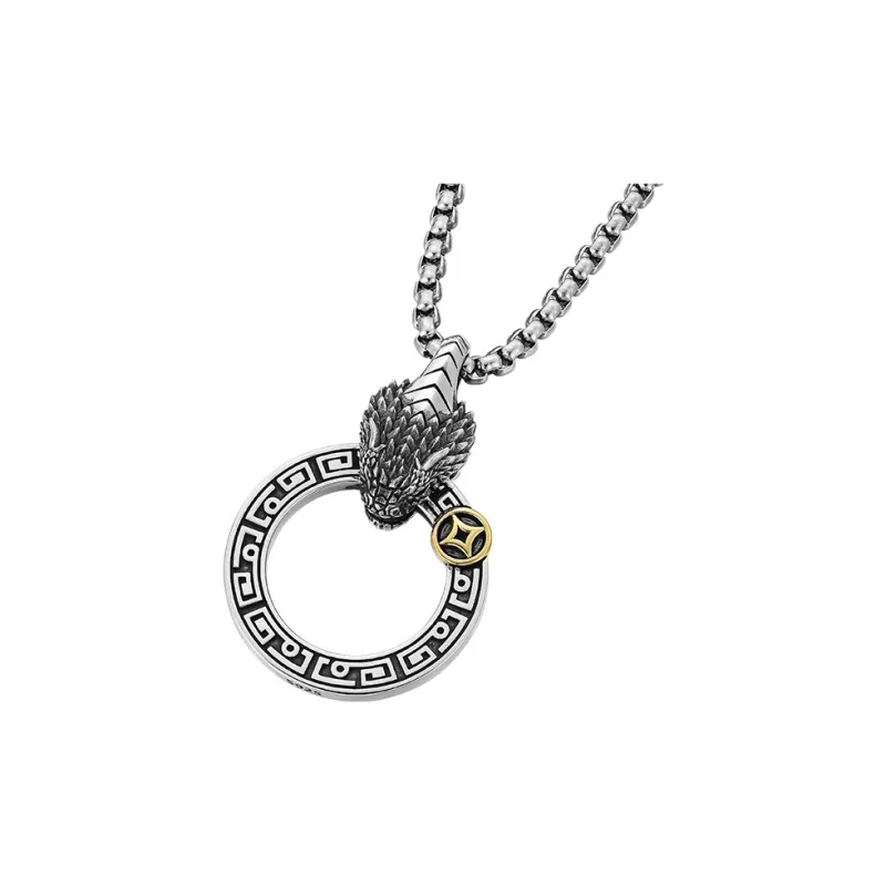 MYSH 925 Sterling Silver Necklaces Men's-2