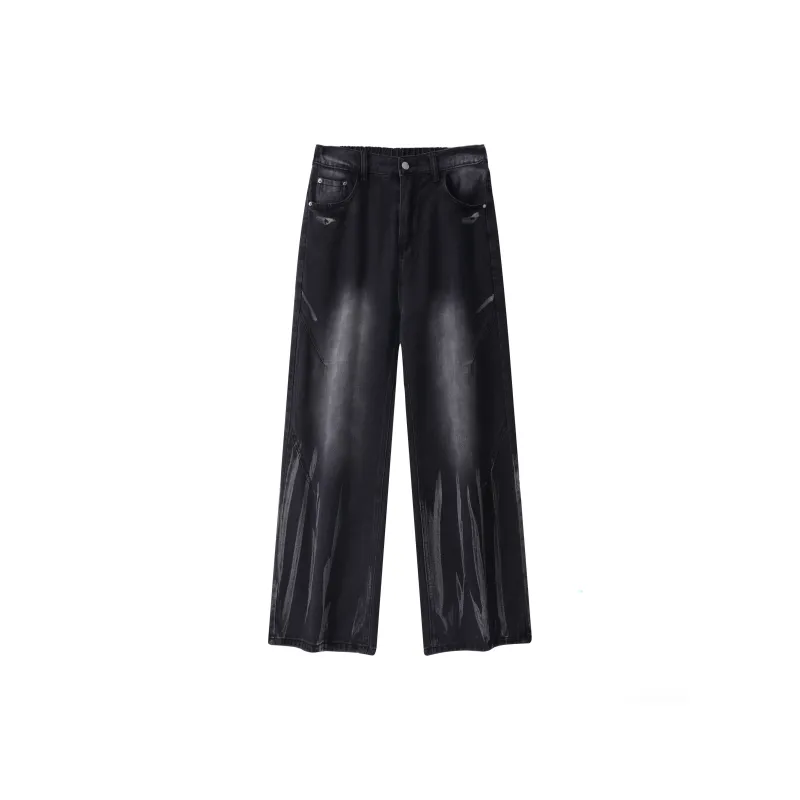 FAKE VINTAGE Jeans Unisex Black-1