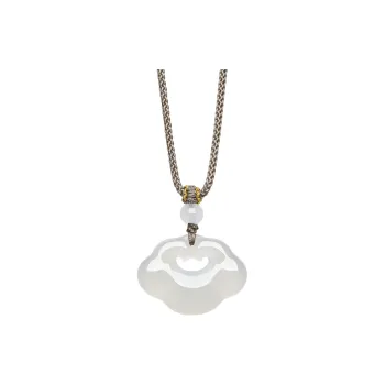 ZHOU LIU FU Chalcedony Necklaces Unisex