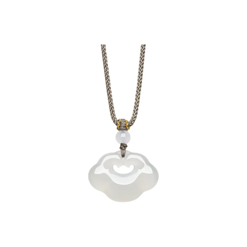 ZHOU LIU FU Chalcedony Necklaces Unisex-0