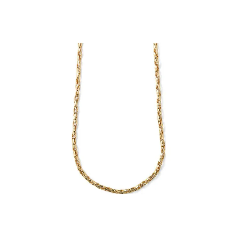 EMANUELE BICOCCHI Gold-plated Hammered Chain Necklace-1