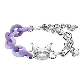 TIDECOLOR Kulomi Copper Bracelets Women's Silver Purple