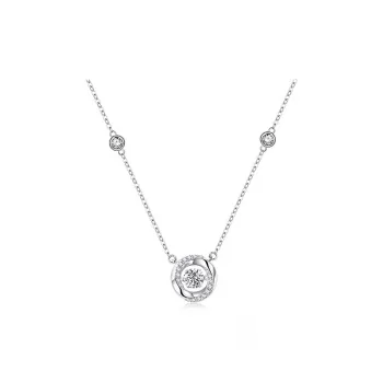 KOREET Sterling Silver Love Confession Anniversary Necklace Women's