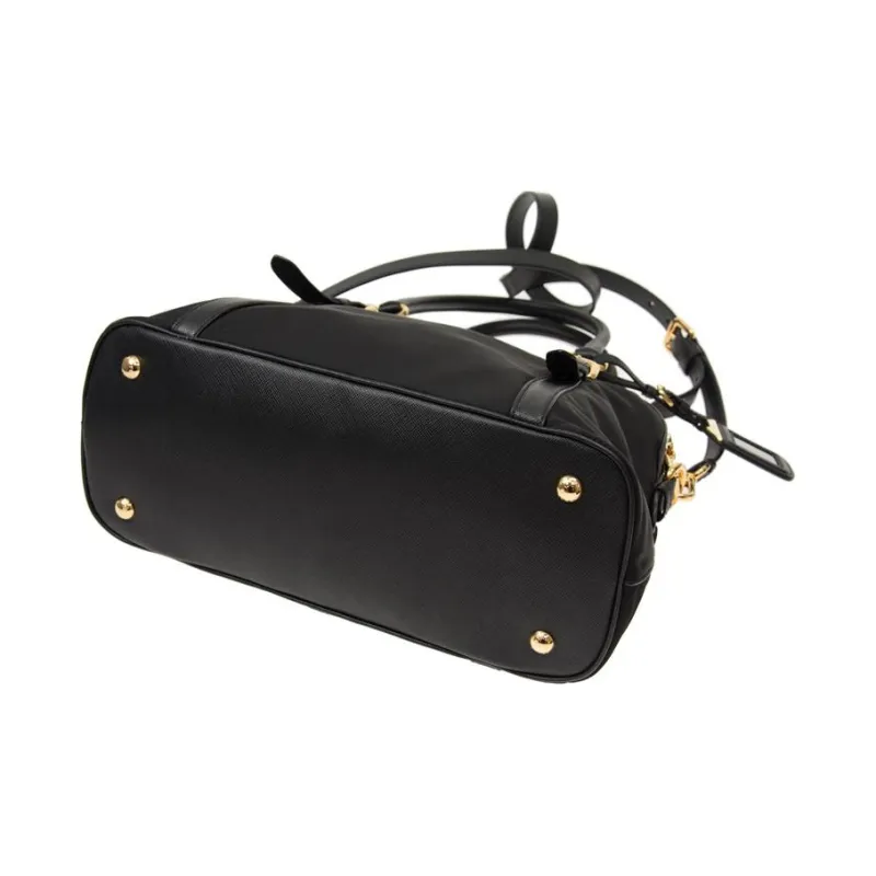 PRADA Canvas Bag, Shoulder Bag, Crossbody Bag, Handbag Women's Black-3