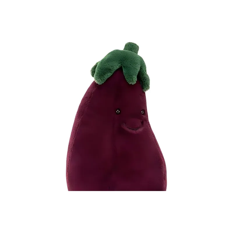 JELLYCAT Fun Food Collection Eggplant Purple Dolls Plush Doll 31cm High-1