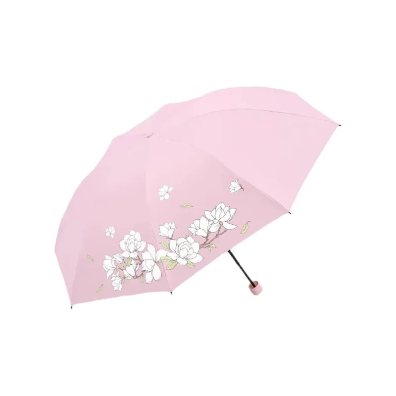 Heavenly Umbrella Ultraviolet Sun And Rain Dual Use Folding Portable Sun Umbrella Unisex 2333833E Elegant Orchid-0