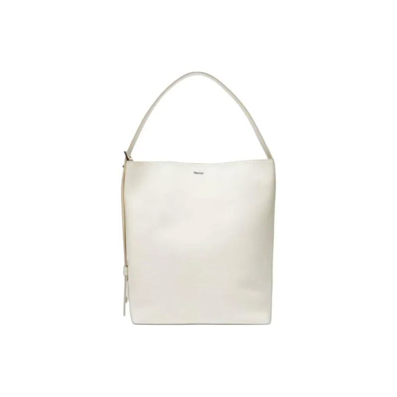 MaxMara Leather One Shoulder Handbag Women's White-0