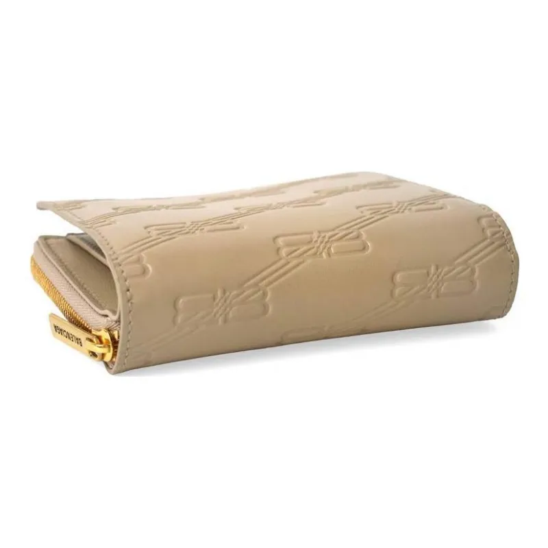 Balenciaga Calfskin Wallet Women's Taupe-2