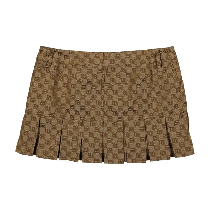Misbhv Logo jacquard Mini Skirt-1