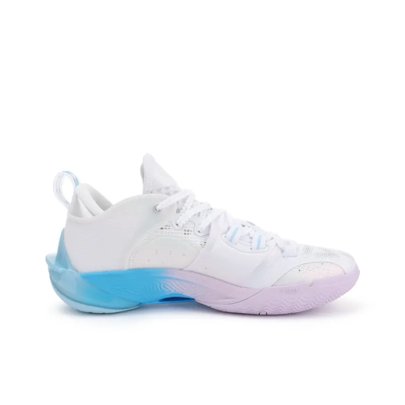 PEAK Flashing 6 Basketball Shoes Men Low Top Baymax/Chrysanthemum Blue-1