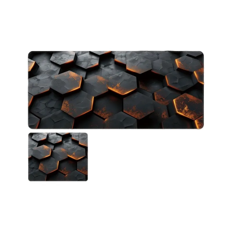 SHIBADU Rubber+Ji Fine Cloth Surface Tech Style Ergonomic Gaming Keyboard Pad Laptop Desk Pad For FPS Mouse Pads-1