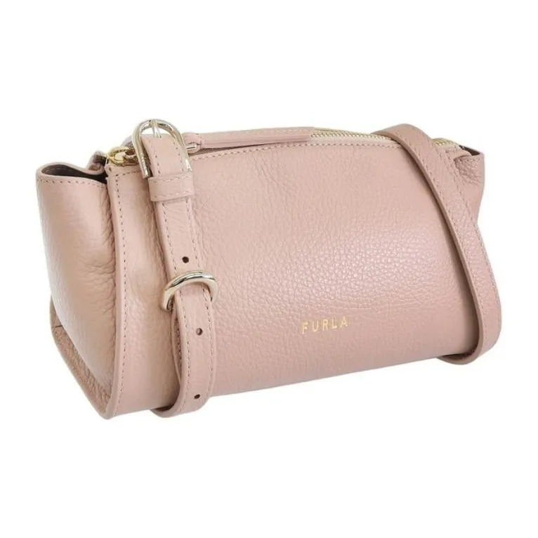 Furla Leather Shoulder Bag, Crossbody Bag Mini Women's Pink-1