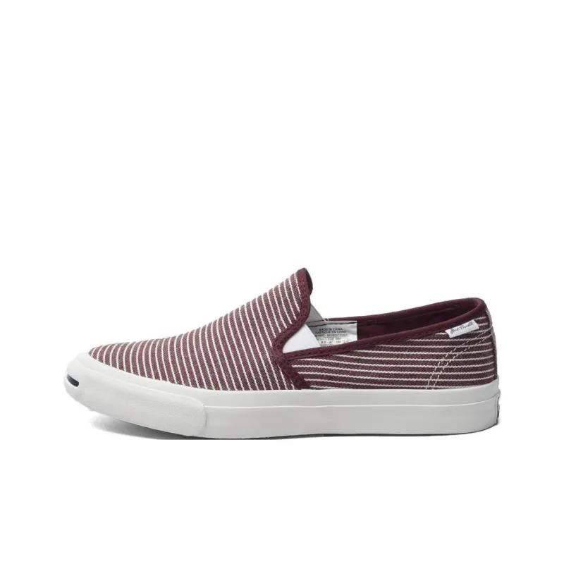 Converse JP Anti-Slip Wear-Resistant Low-Top Skateboard Shoes Unisex Red White-0