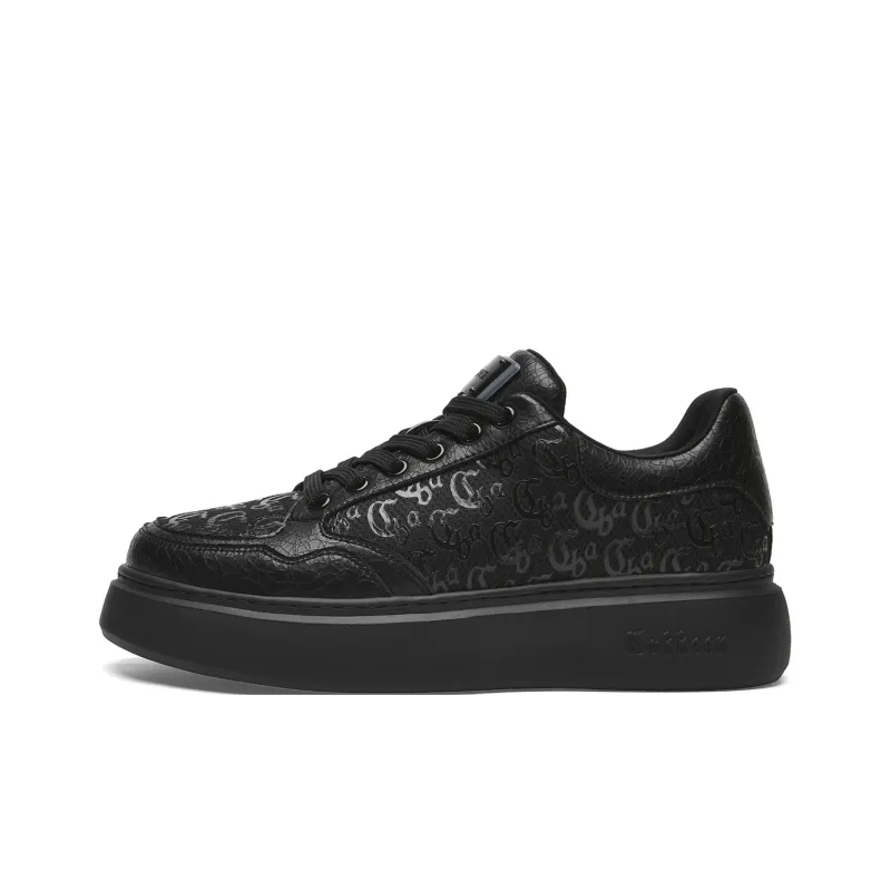 Cabbeen Slip Resistant Low Top Skateboard Shoes Men's-5