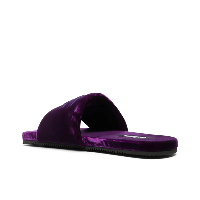 TOM FORD Monogram Velvet Sandals-3