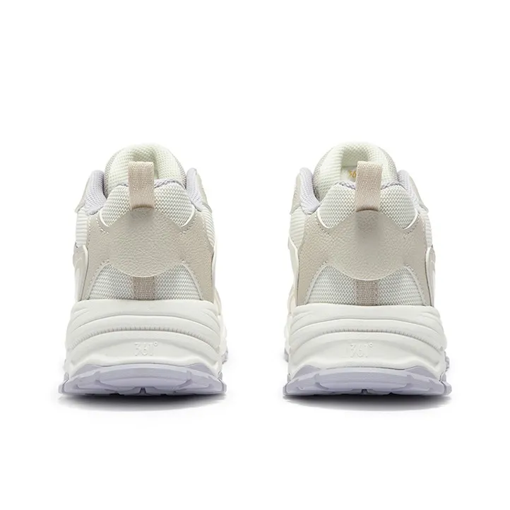 361° Slip Resistant, Abrasion Resistant, Thermal Low Top Casual Shoes Women's Beige Purple-3