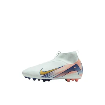 Nike Anti Kick Cushioning Mid Top Kids' Soccer Shoes White Red Kids'