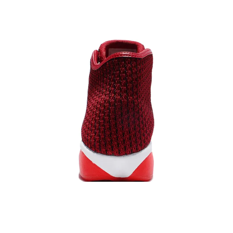 Jordan Horizon Anti-Slip Wear-Resistant High-Top Children's Basketball Shoes Red Teenagers-3
