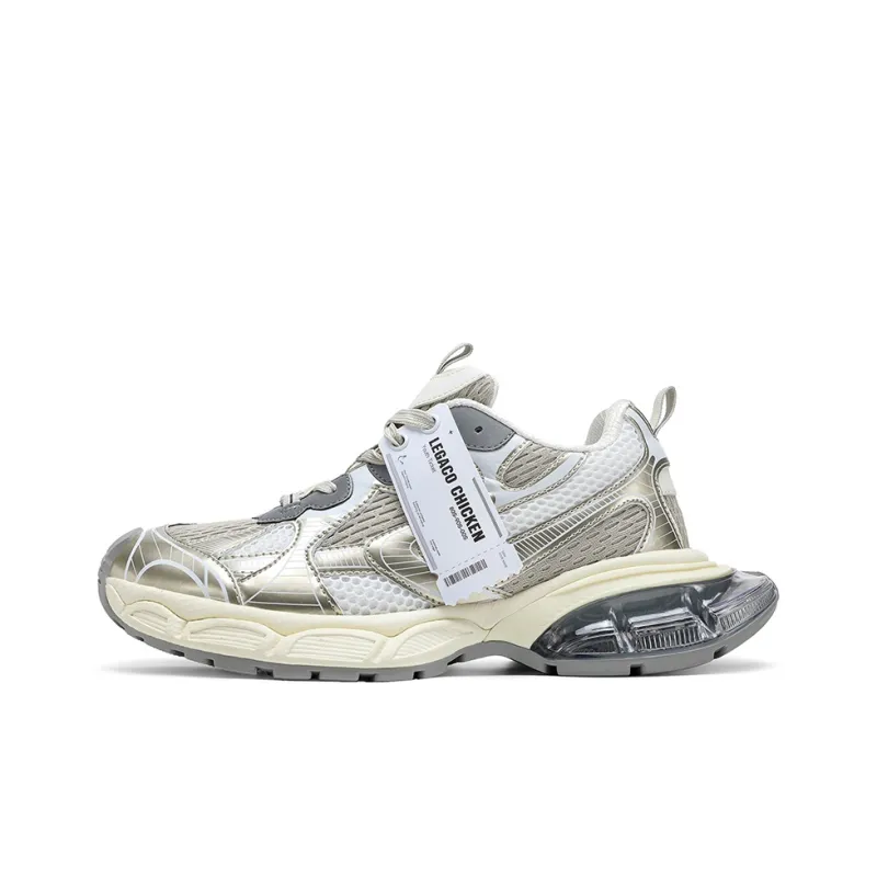 Legaco Chicken Cushioning Anti-Slip Wear-Resistant Breathable Height Increasing Low-Top Chunky Sneakers Unisex-30