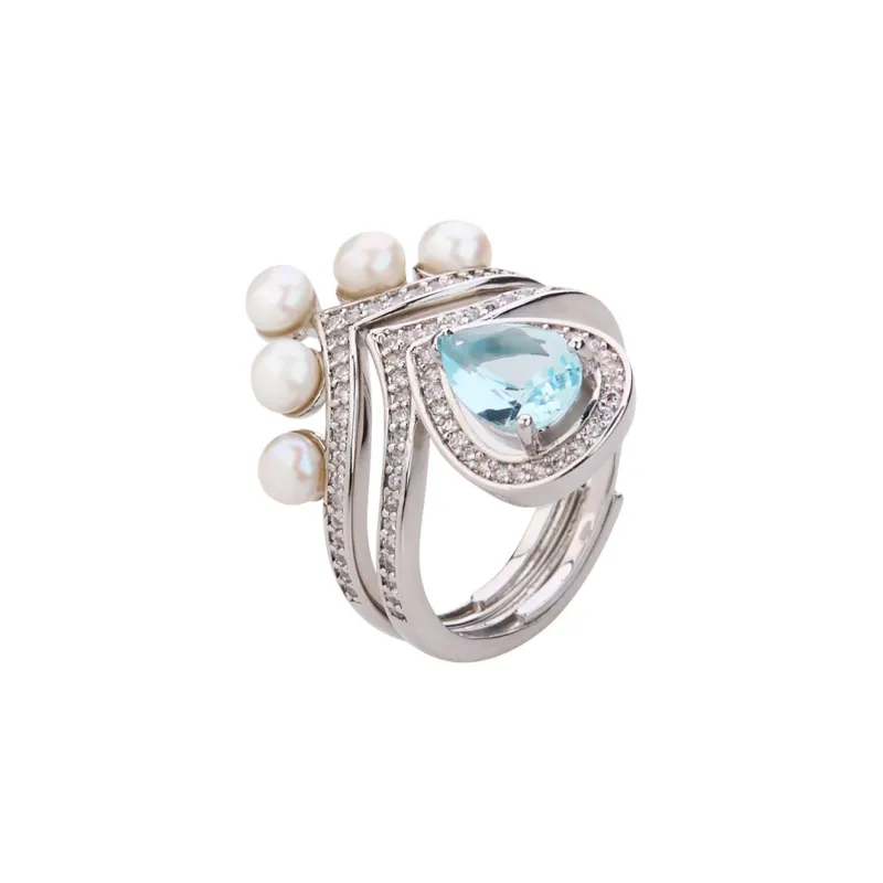 SEATINE Freshwater Pearl Rings Women's-0