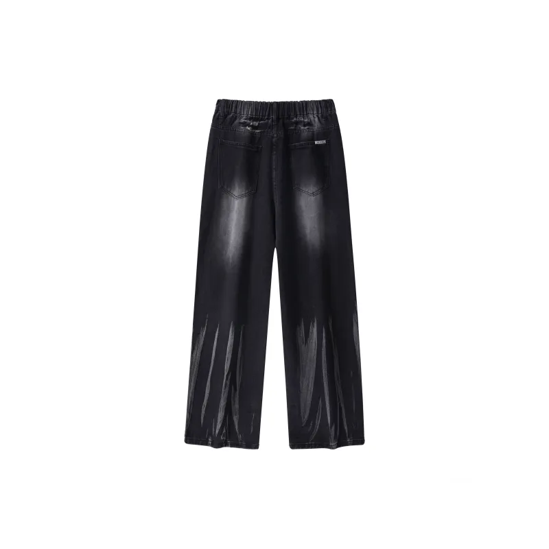 FAKE VINTAGE Jeans Unisex Black-2