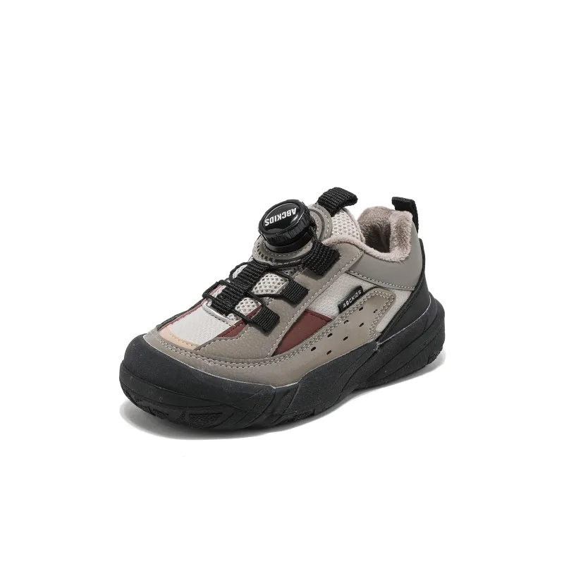 ABC KIDS Slip Resistant, Waterproof, Lightweight, Cushioning, Thermal Kids Lifestyle Shoes Black Gray Green Kids'-0