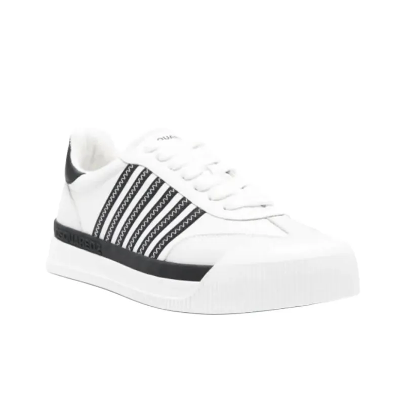 DSQUARED 2 Striped Round Toe Sneakers Women's-2