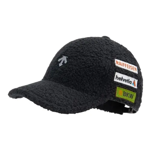 DESCENTE Faux Sherpa Baseball Caps Unisex Multicolor