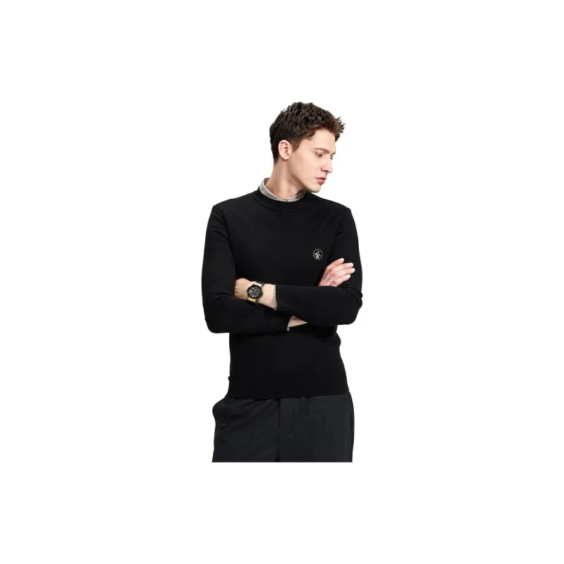 Dance With Wolves Sweater Men's Black-2