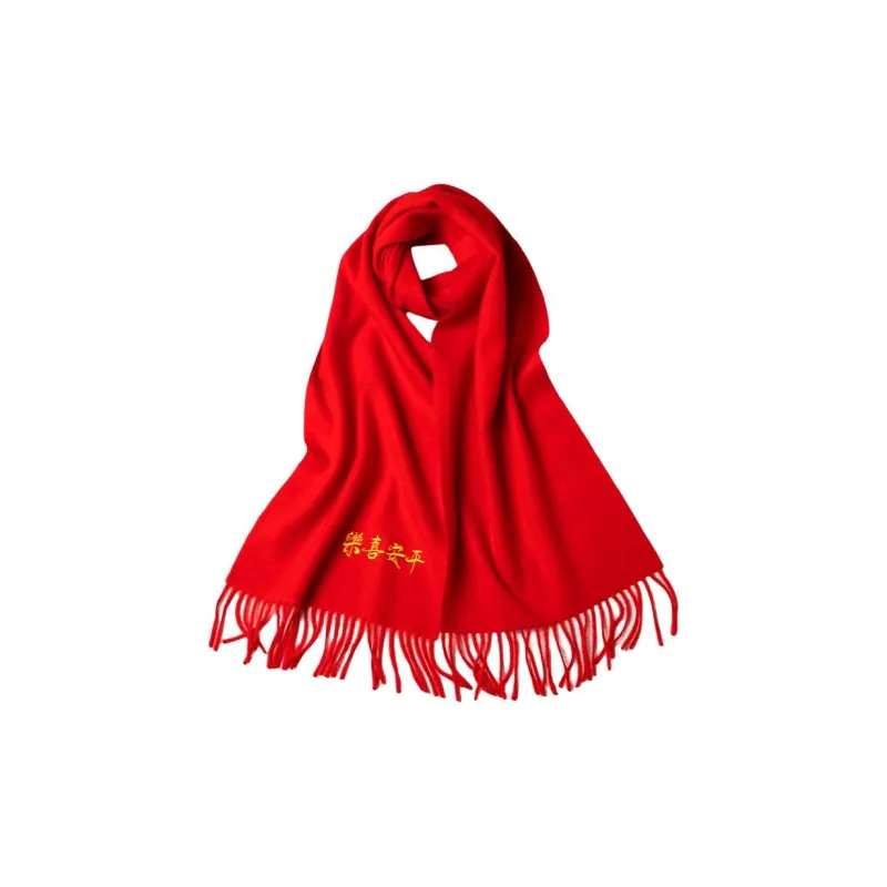 H YXIANG Wool Knit Scarves Unisex-0