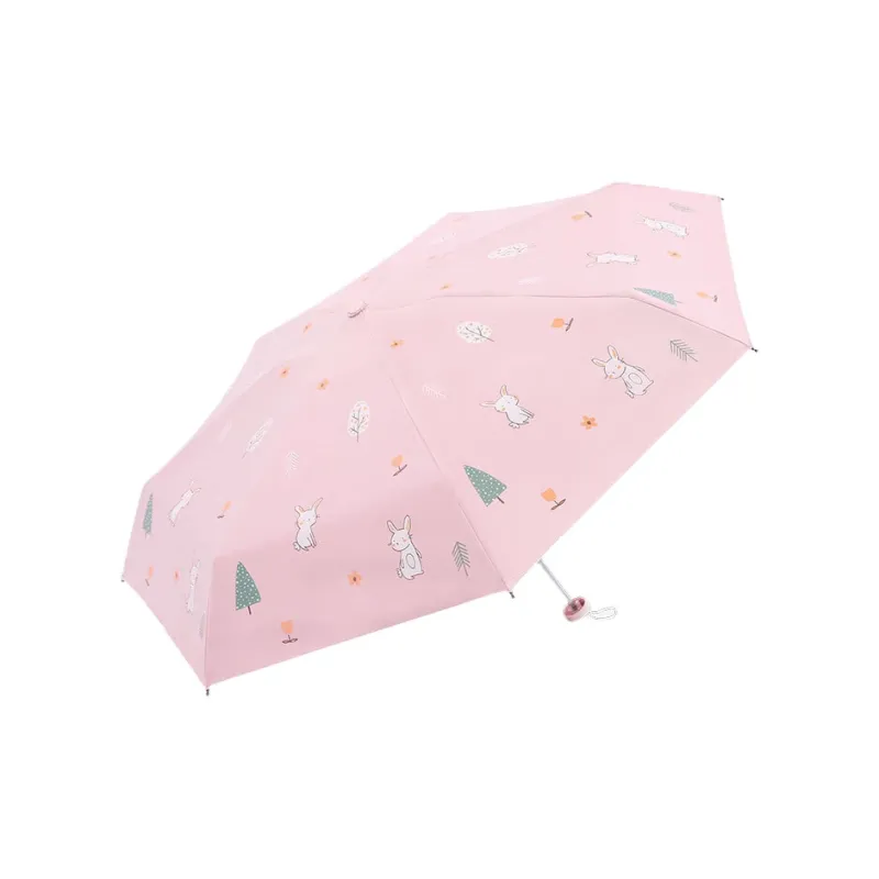 Heavenly Umbrella Ultraviolet Sun And Rain Dual Use Umbrella Vinyl Foldable Portable Sun Umbrella For Unisex-16